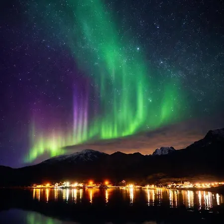 펜션 Oceanview Escape Lofoten 람베르그